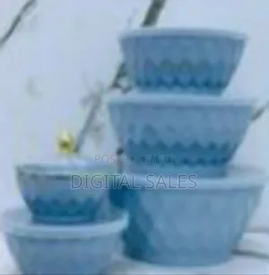 Decorative Nesting Storage and Serving Bowl Set With Lids, (5 Pieces)