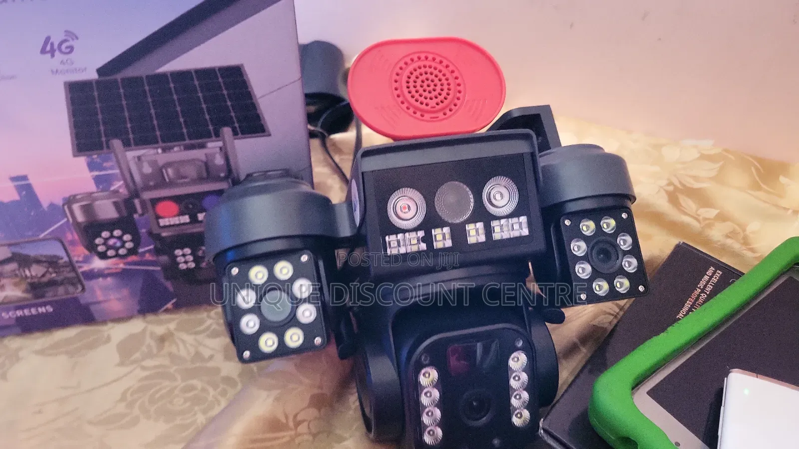 4g Solar Camera 3lens