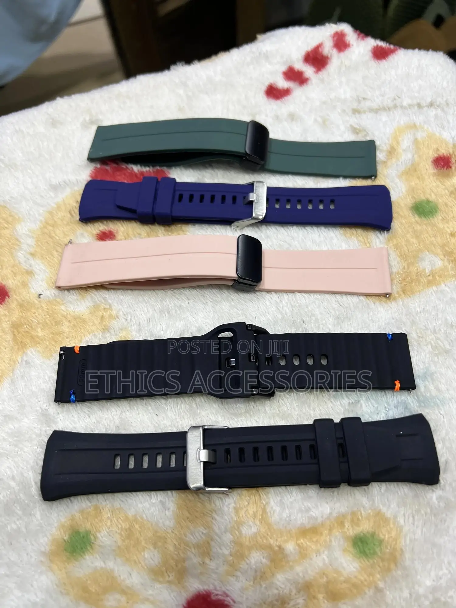 Silicone or Rubber Watch Bands,