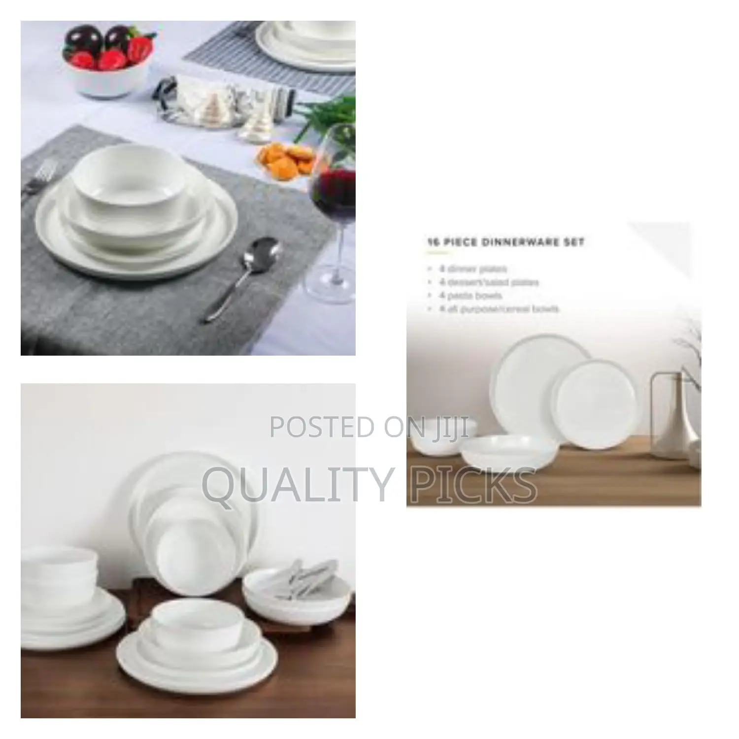 Dinner Set -White