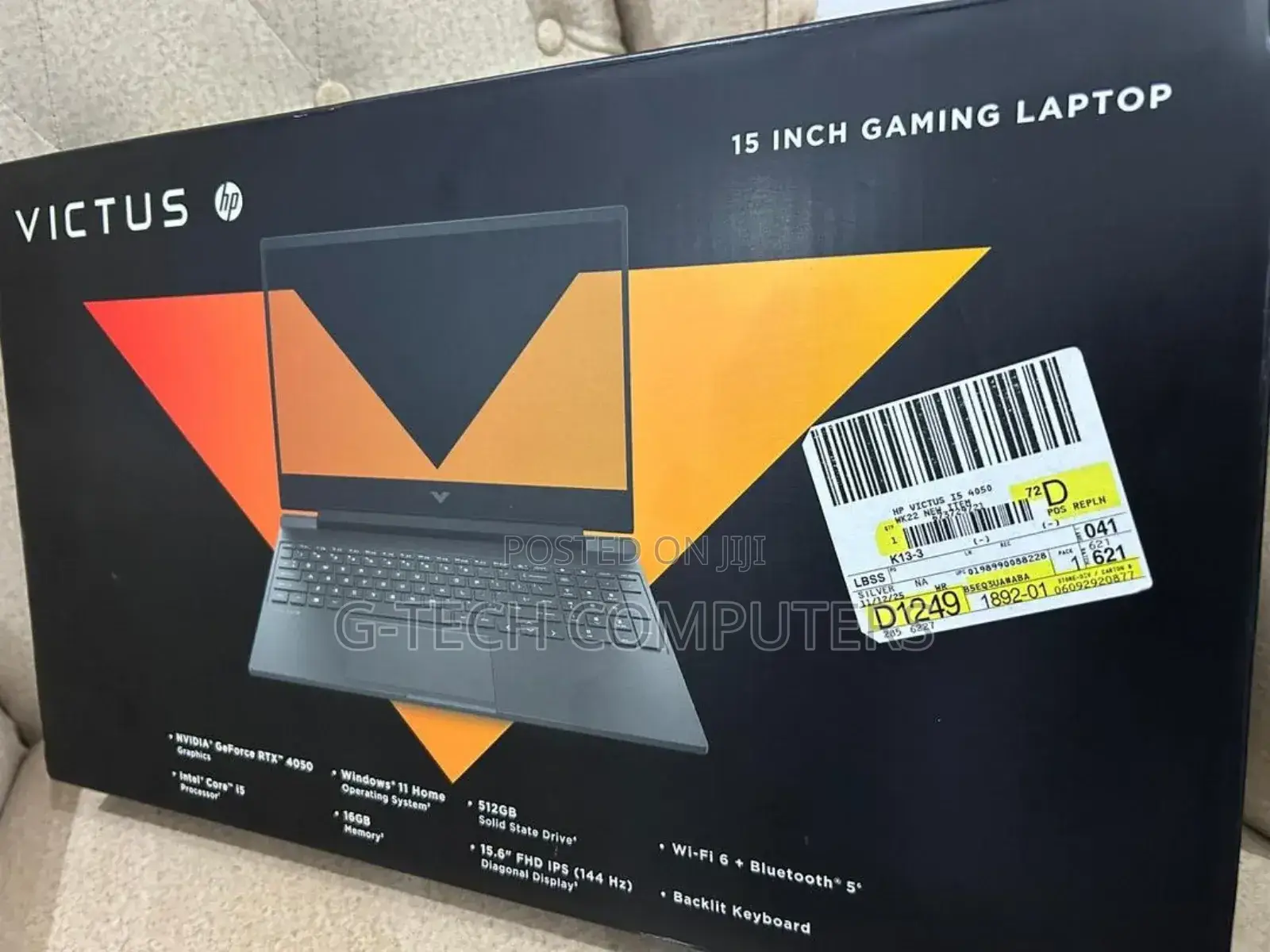 New Laptop HP Victus 16 16GB Intel Core I7 SSD 512GB