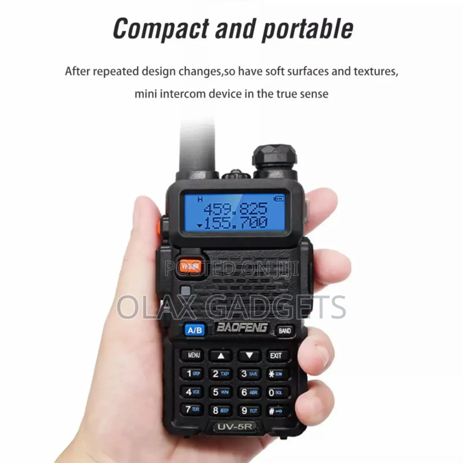1pc of Baofeng Uv-5r Two Way Radio Dual Band Walkie Talkie