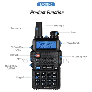 1pc of Baofeng Uv-5r Two Way Radio Dual Band Walkie Talkie