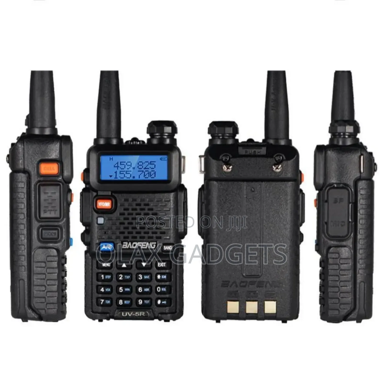 2pcs of Baofeng Uv-5r Two Way Radio Dual Band Walkie Talkie