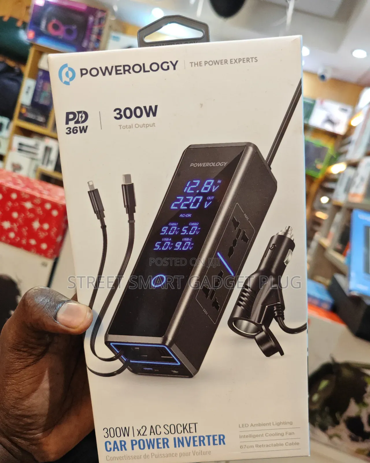 Powerology 300watts Car Power Inverter Inverter