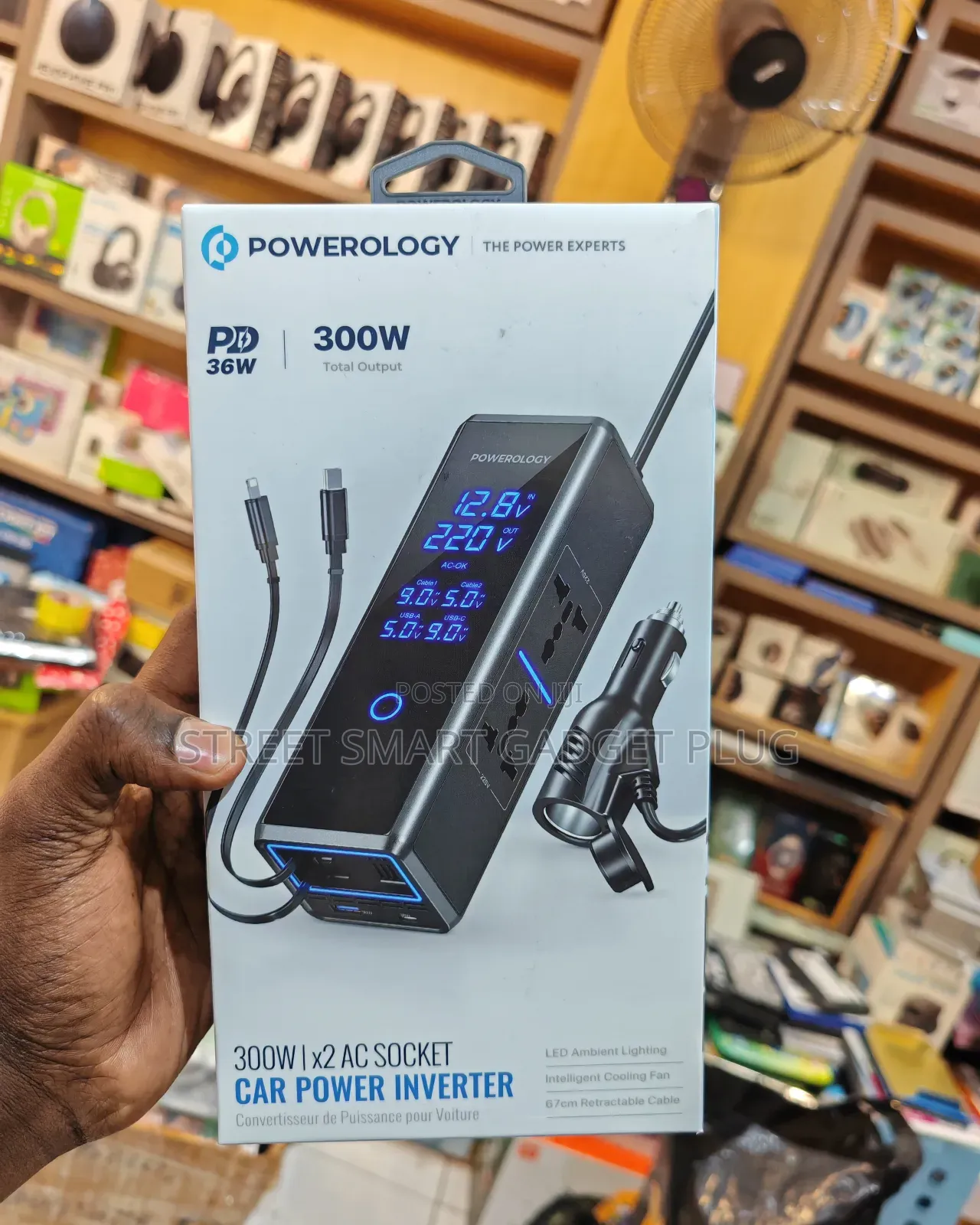 Powerology 300watts Car Power Inverter Inverter