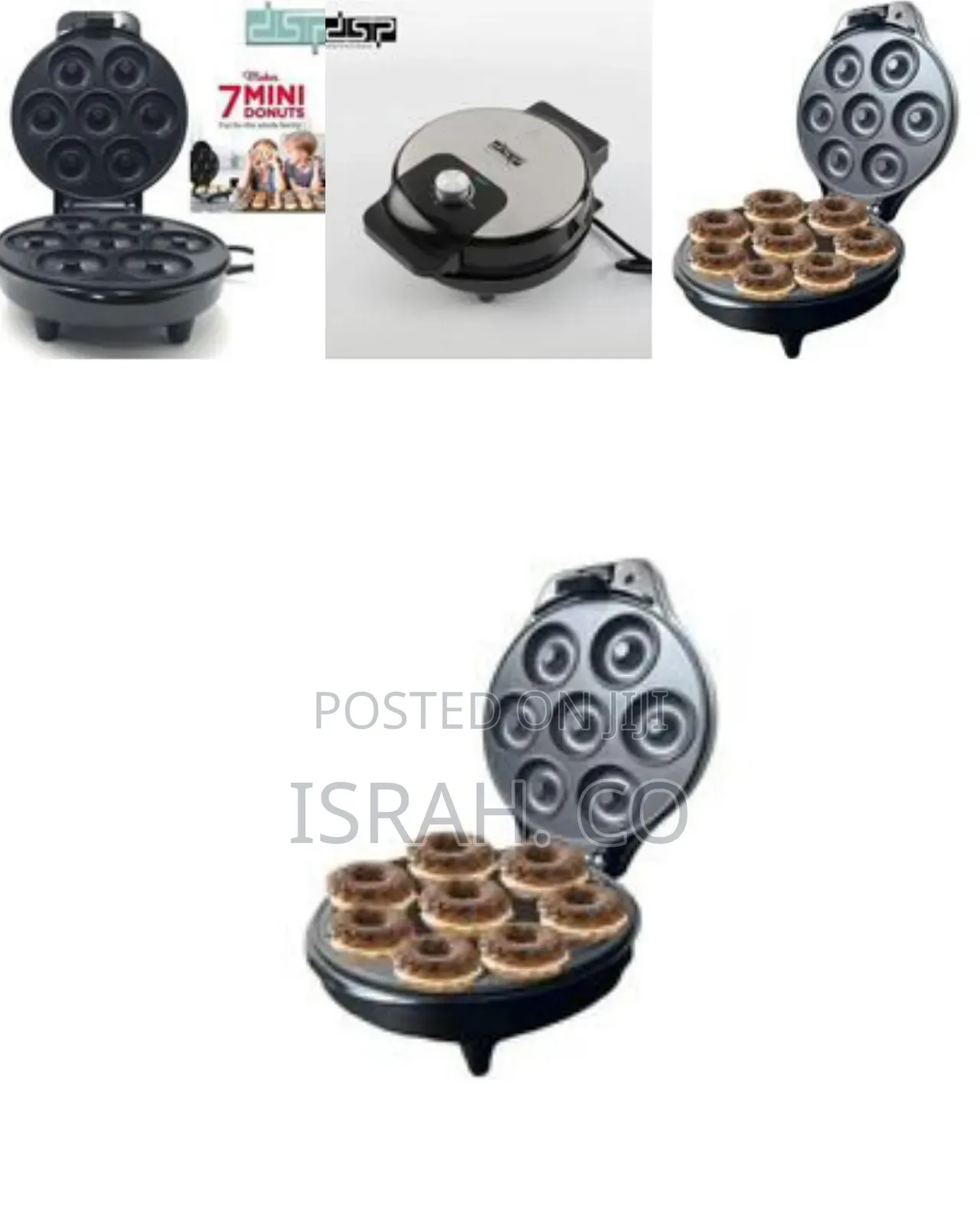 DSP Professional 1000w Non-Stick Donut Maker (Model: Kc1308)