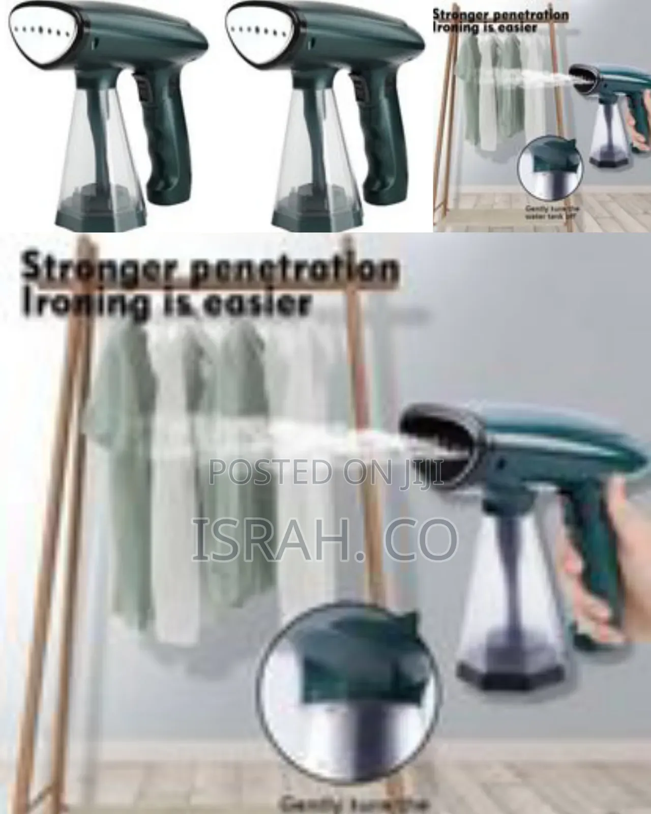 Raf Professional Garment Steamer With Large Detachable Water Tank
