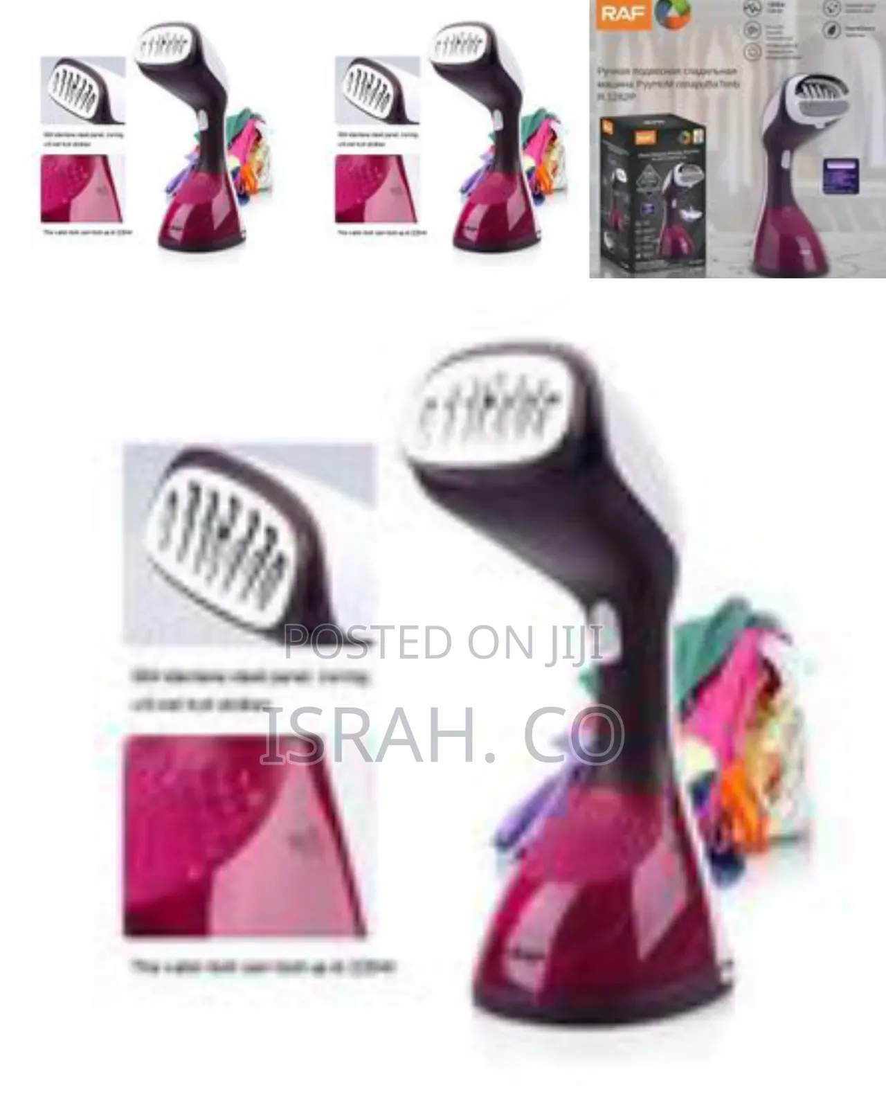 Raf Portable Handheld Garment Steamer