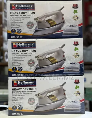 Hoffman Heavy Duty Dry Iron Professional Flat Iron