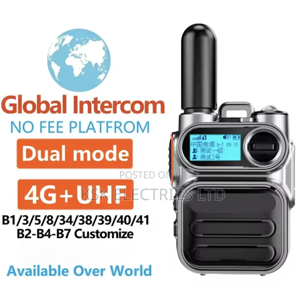 Sim Card Mini Handheld 50km Long Range Walkie Talkie