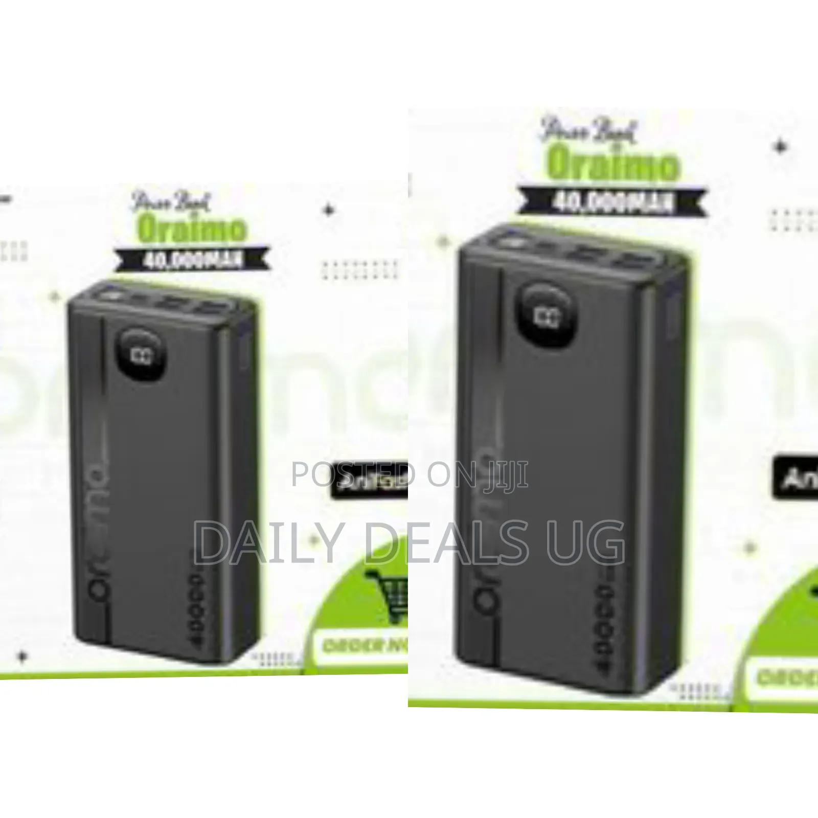 Oraimo High-Capacity Portable Power Bank - Multicolor