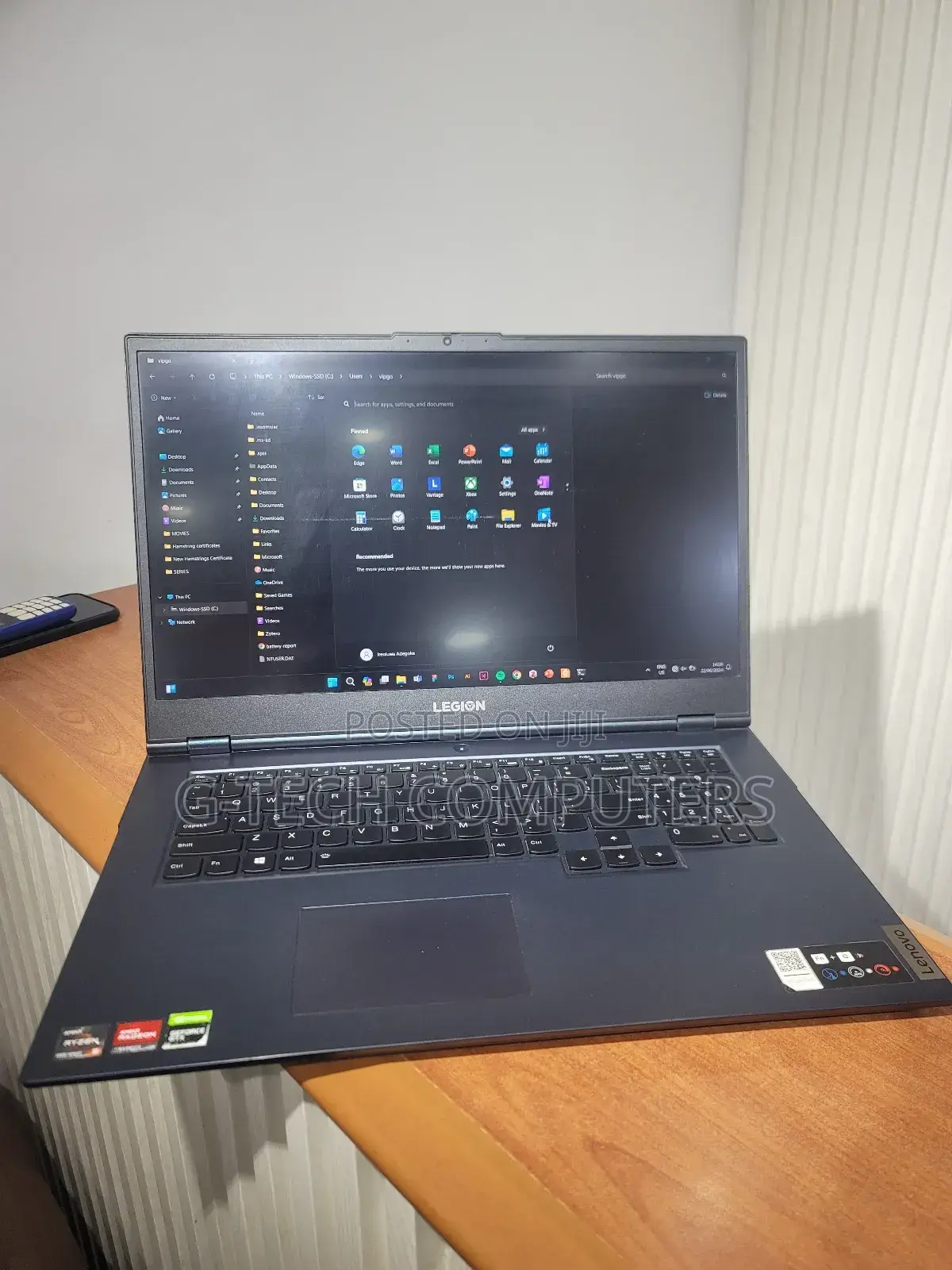 New Laptop Lenovo Legion 5 16GB AMD Ryzen 5 SSD 512GB