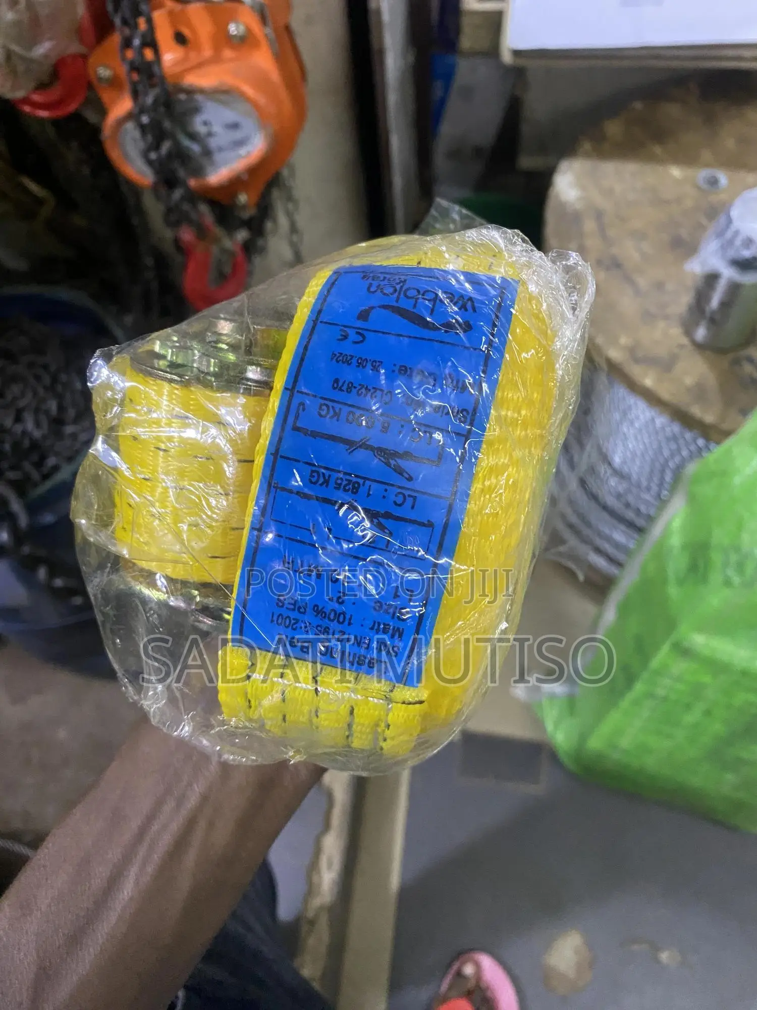 Cargo Belts 5 Ton By 10 Metres