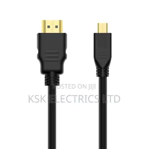 Black Micro Hdmi Cable 60hz Gold-Plated Micro Hdmi Cable 1m 2m 3m