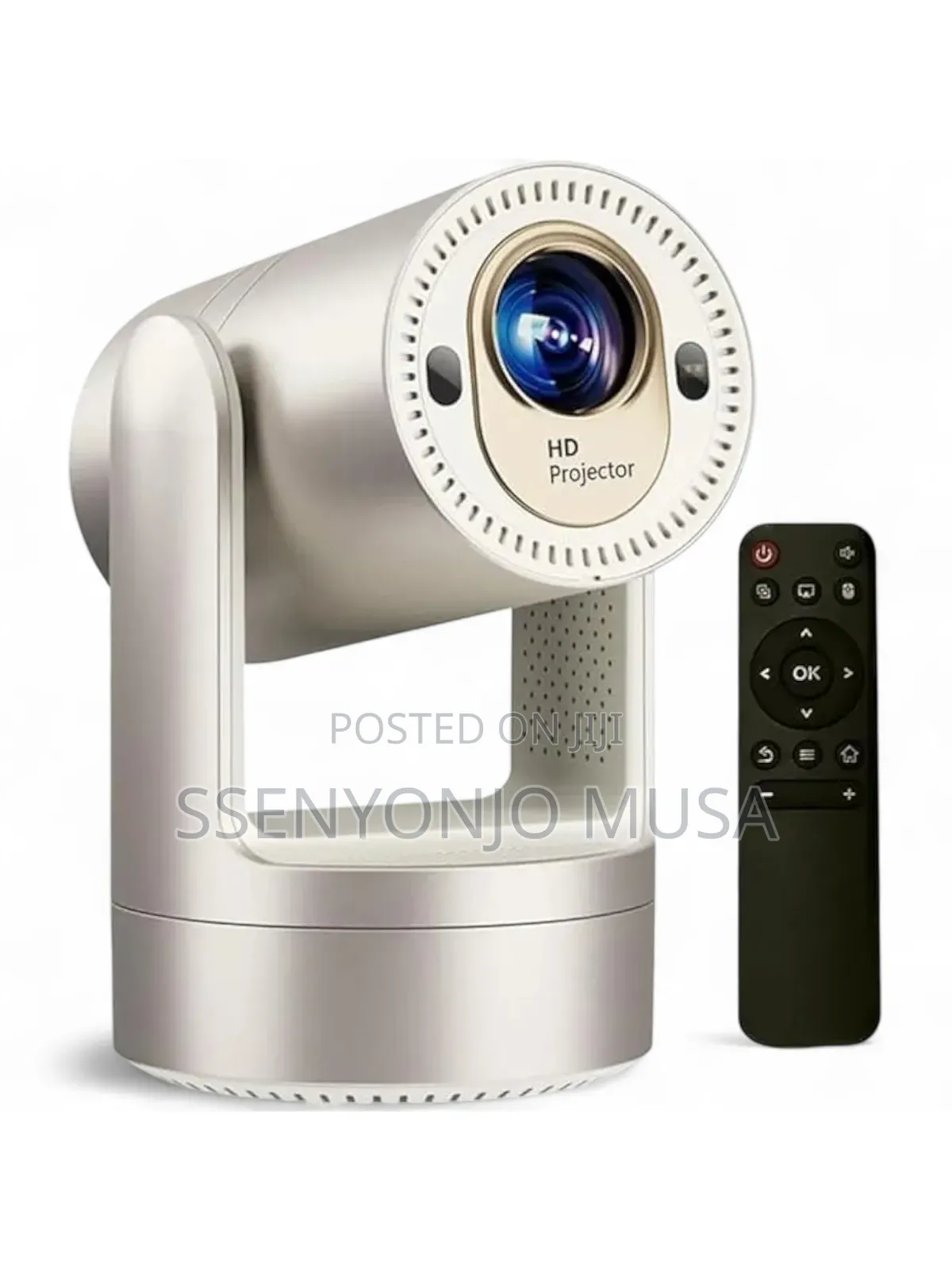 Smartbarry Ht25 Rechargeable Smart Projector | Android 12, 5g Wifi
