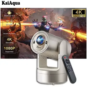 Smartbarry Ht25 Rechargeable Smart Projector | Android 12, 5g Wifi