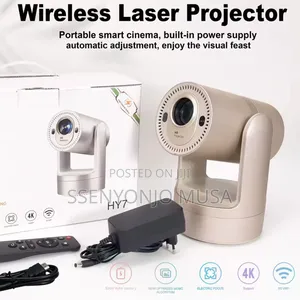 Smartbarry Ht25 Rechargeable Smart Projector | Android 12, 5g Wifi