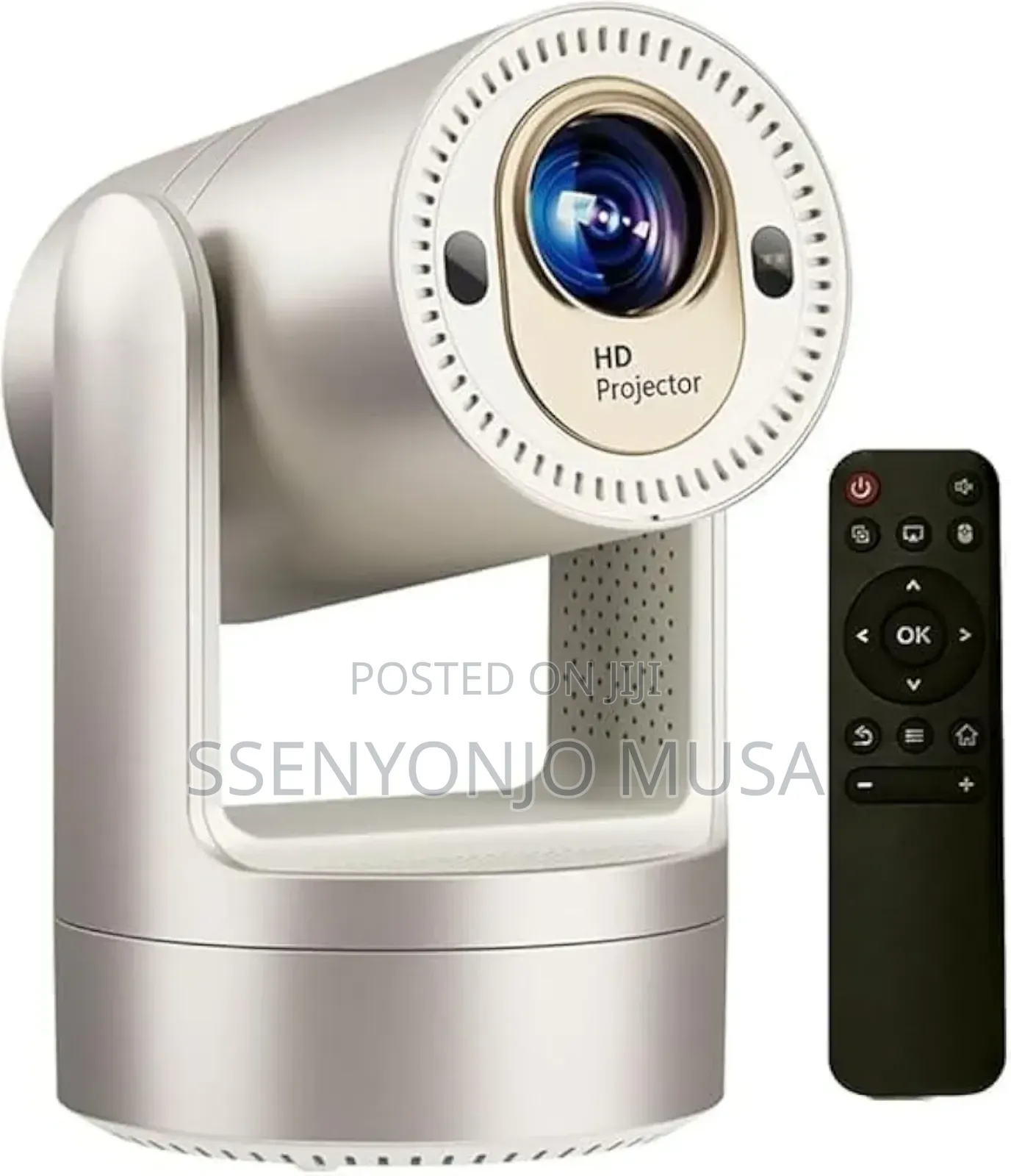 Smartbarry Ht25 Rechargeable Smart Projector | Android 12, 5g Wifi
