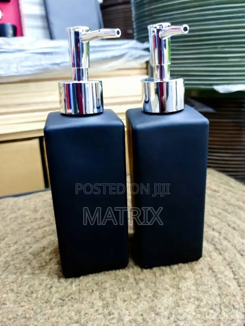 2pcs Ceramic Hand and Dish Soap Dispenser Set
