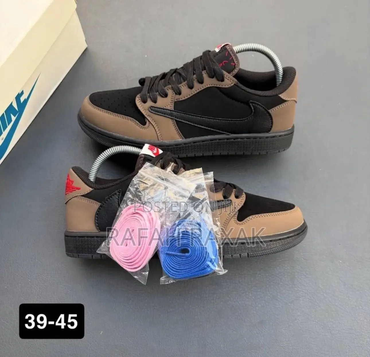 Nike Air Jordan 1 Low Og Sp Travis Scott “Velvet Brown” Sneakers