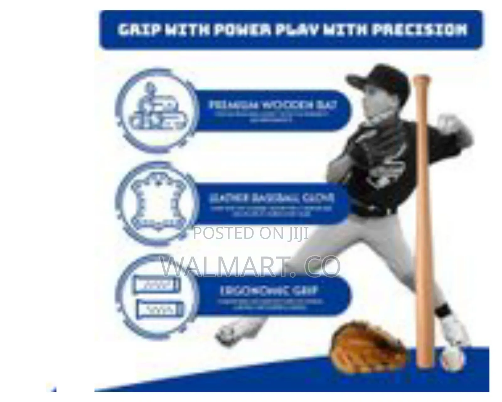 Wooden Basketball Bat With Glove and Ball Set