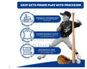 Wooden Basketball Bat With Glove and Ball Set