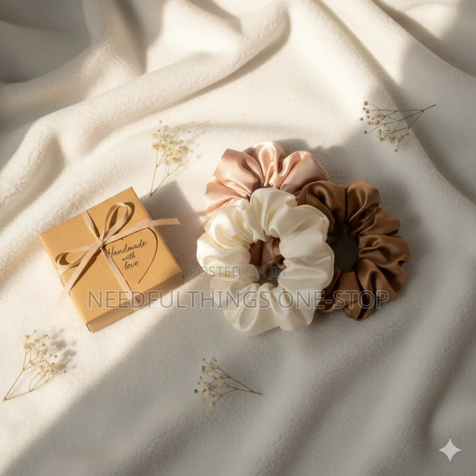 Brown Theme Scrunchies