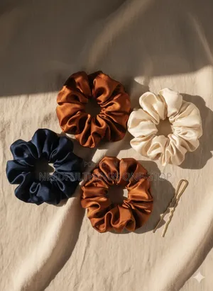 Brown Theme Scrunchies