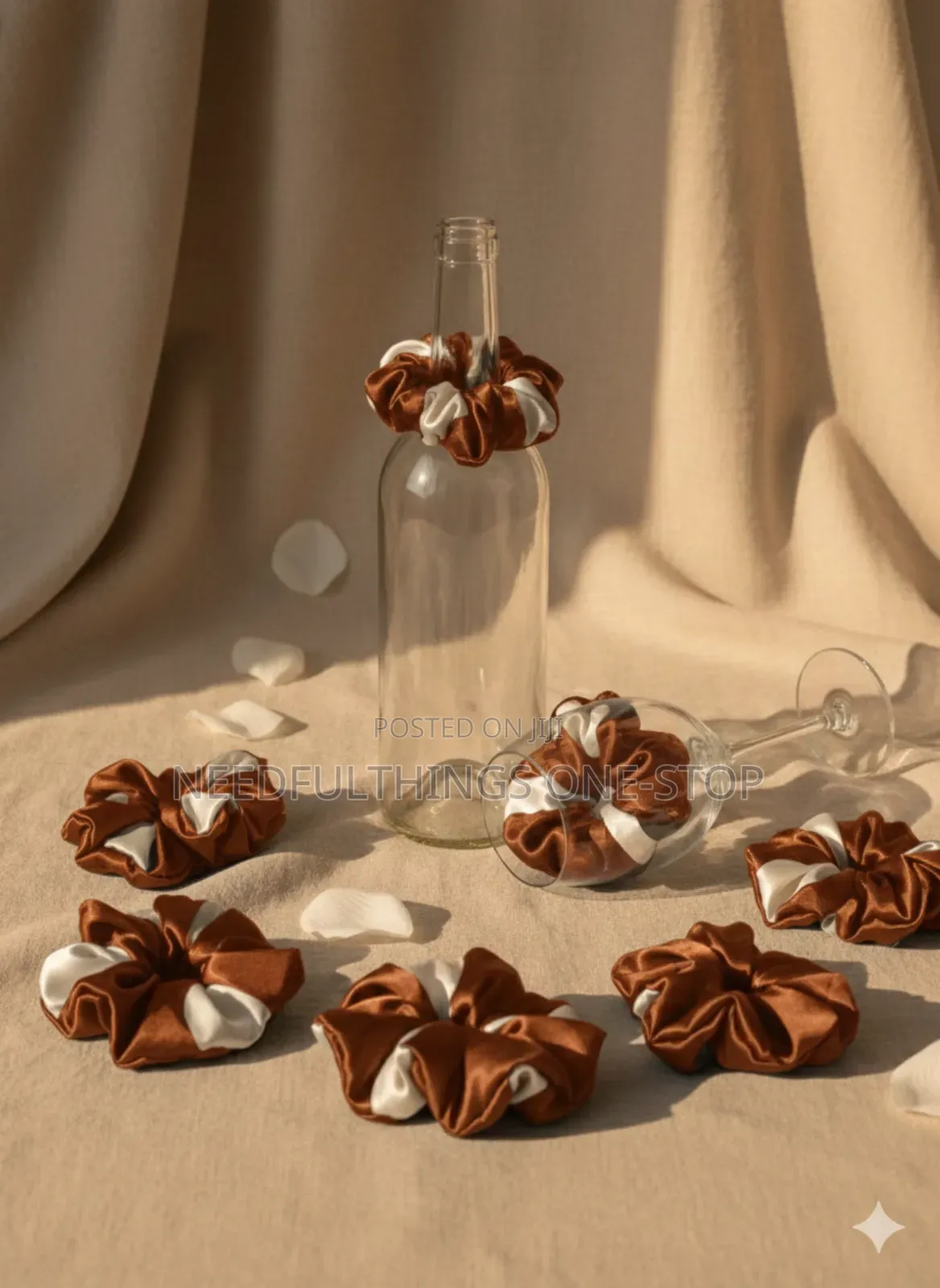 Brown Theme Scrunchies