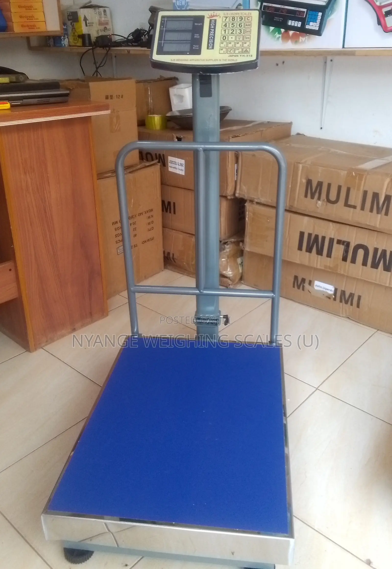 Hot Sale Electronic Platform Weighing Scale With Wheels