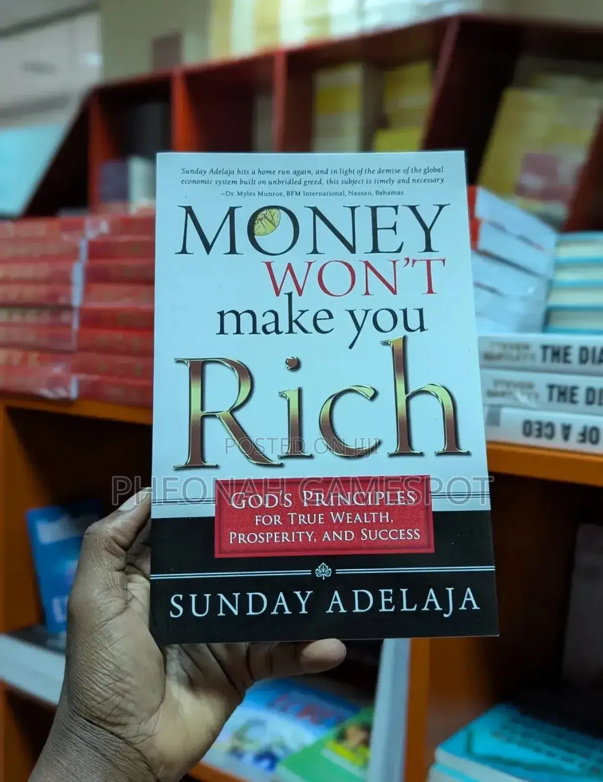 Money Won't Make You Rich a Book by Sunday Adelaja