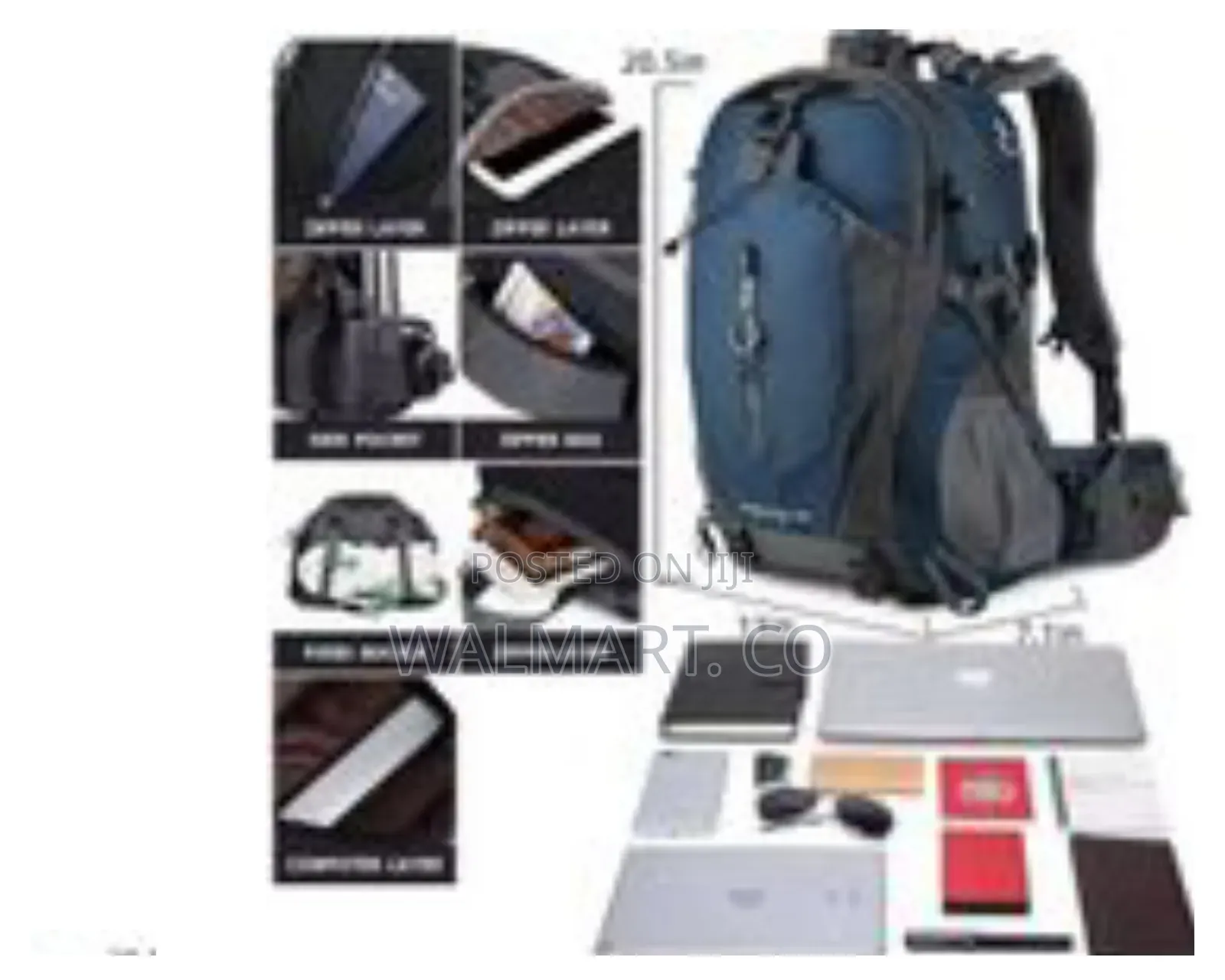 Hiking Backpack 40l Waterproof With Rain Cover for Both Men and Women