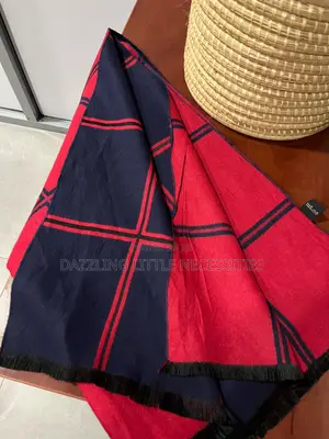 Jorine 2-Sided Woolen Pattern Scarf - Unisex