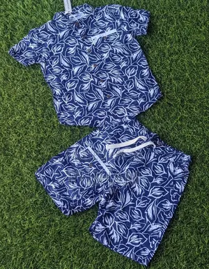 Kids 2pc Sets (Blue and Brown 6m to 16yrs)