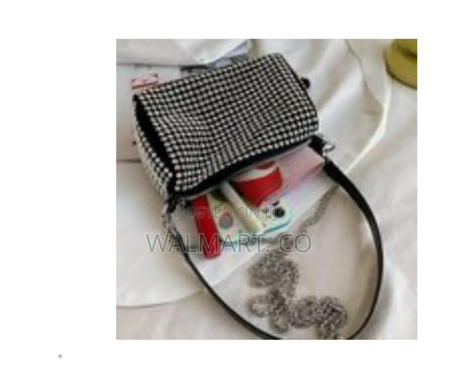 Women Studded Crystal Shoulder Bag