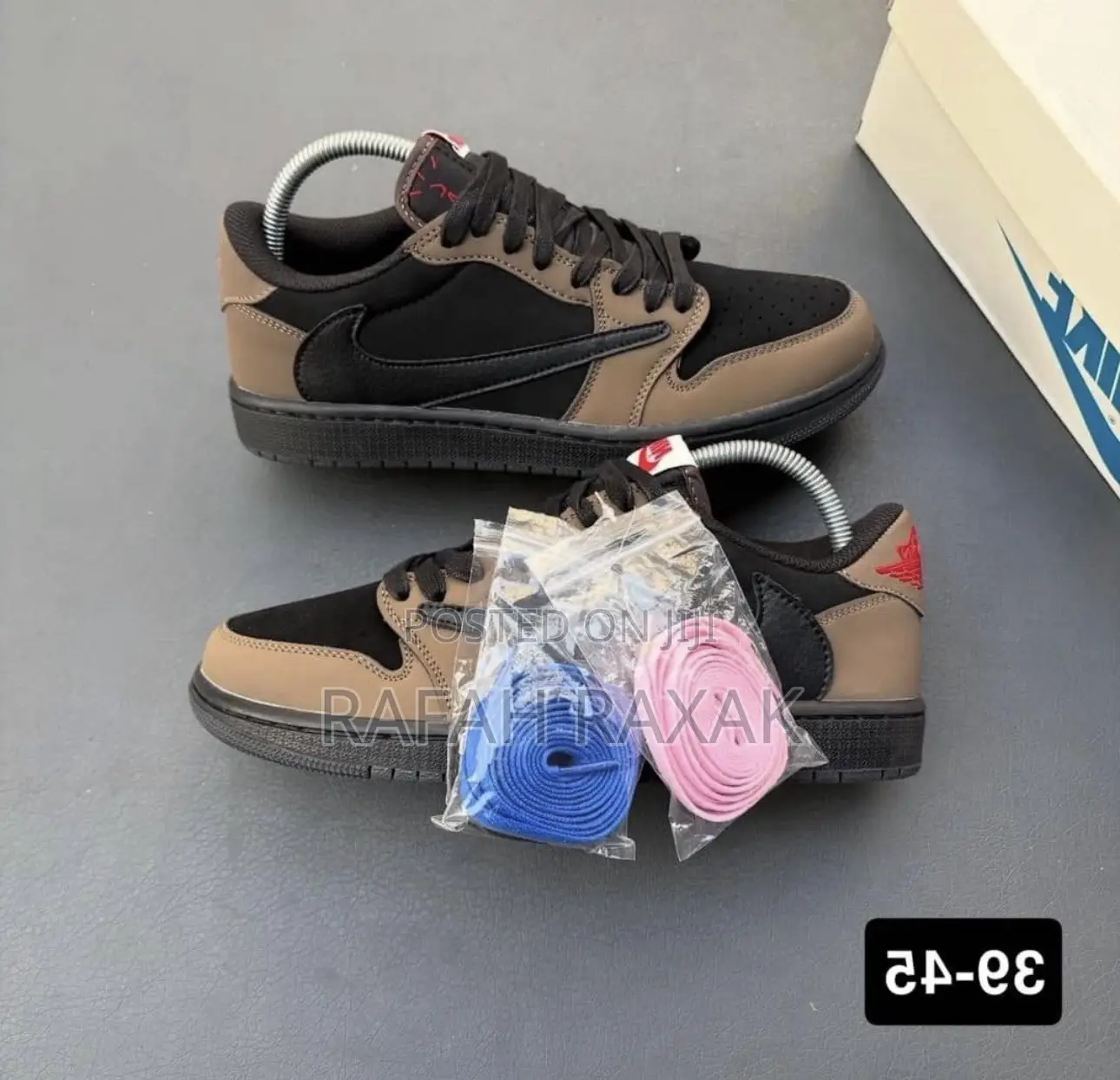 Nike Air Jordan 1 Low Og Sp Travis Scott “Velvet Brown” Sneakers