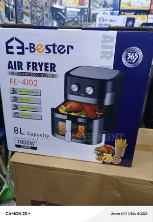 8l Air Fryer. E- Bester Air Fryer 8 L