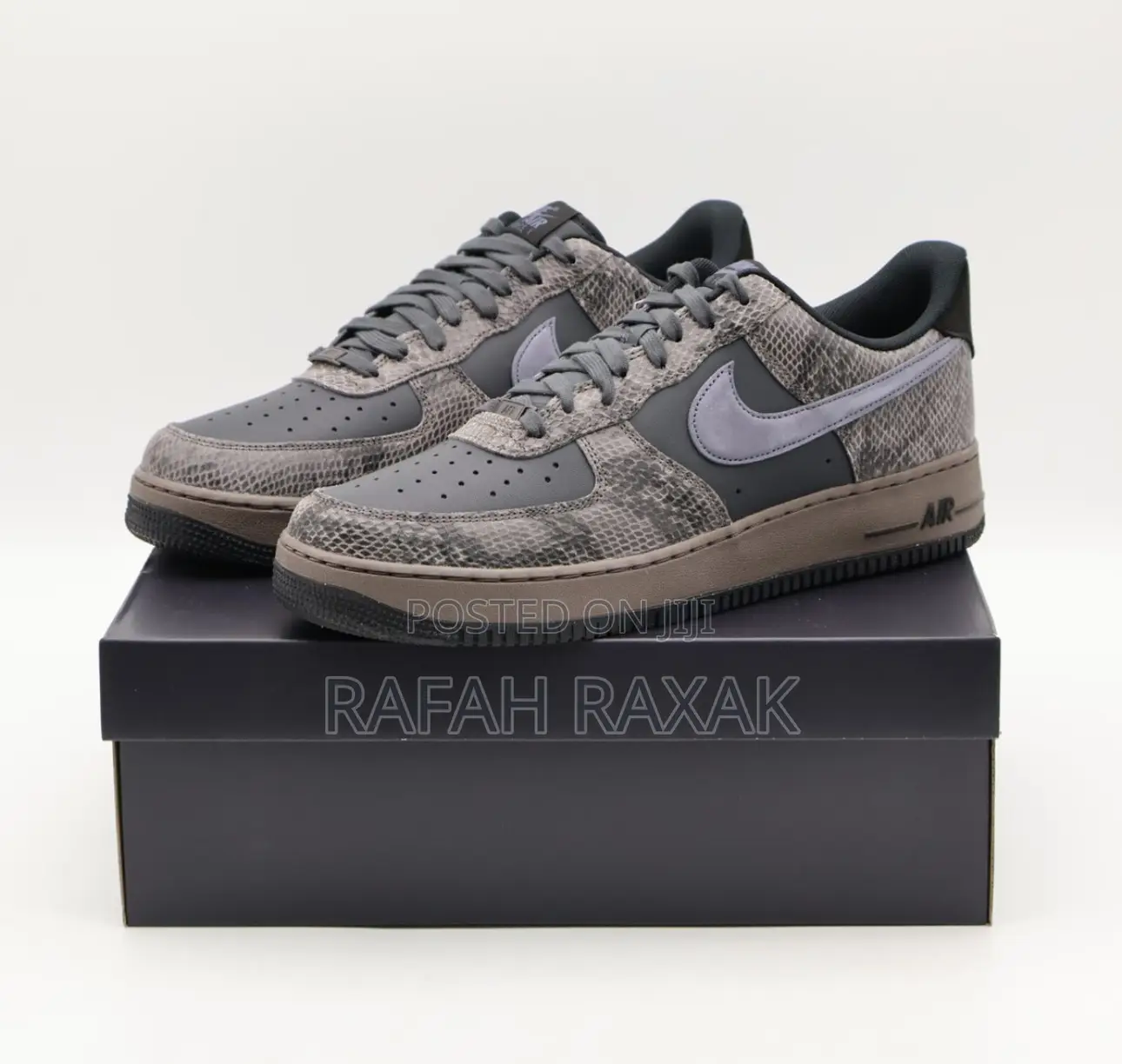 Men’S Nike Air Force 1 “07 Lv8” Snakeskin Pack Off Nior Sneakers