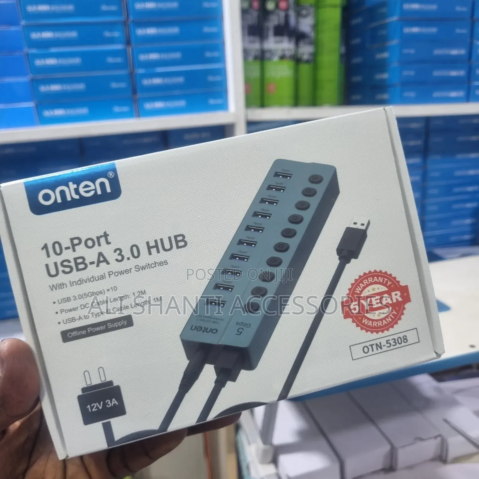 10 Port Usb Hub 3.1 Onten