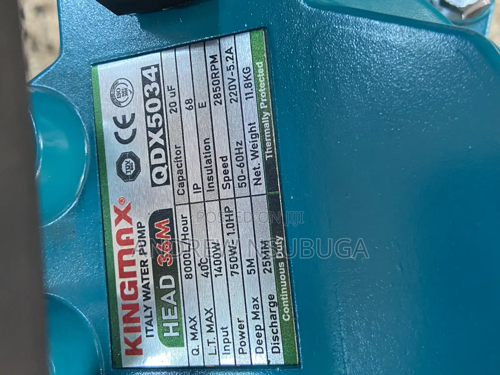 Kingmax Water Pump