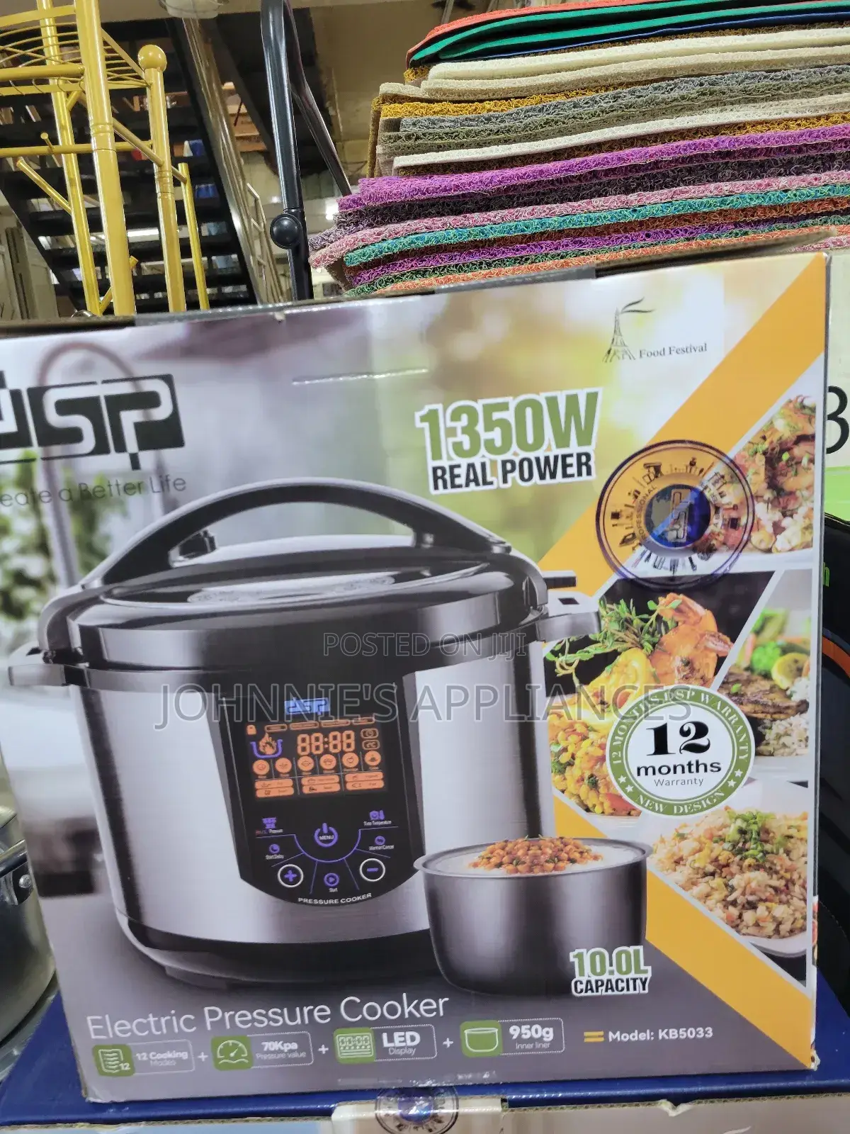 Dsp Electric Pressure Cooker 10l