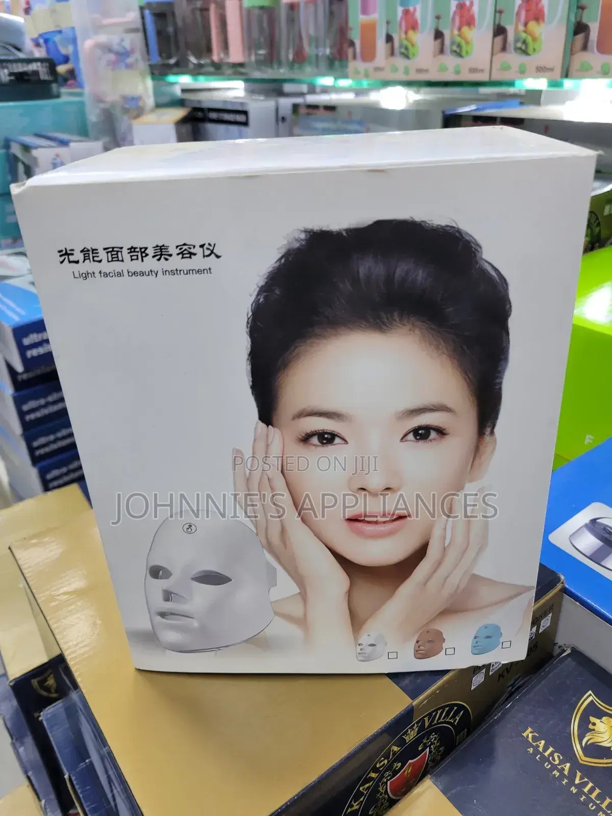 Led Light Facial Beauty Mask – Skin Rejuvenation Anti-aging Therapy