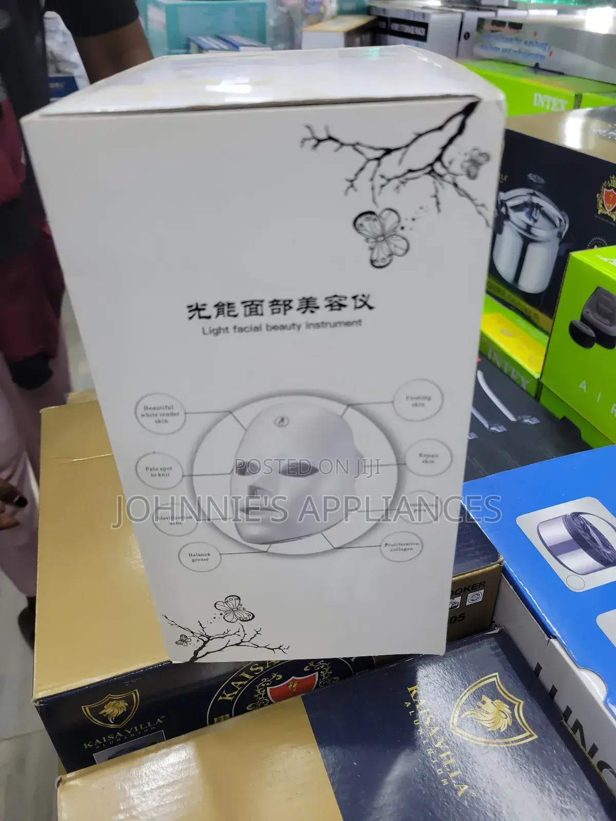 Led Light Facial Beauty Mask – Skin Rejuvenation Anti-aging Therapy