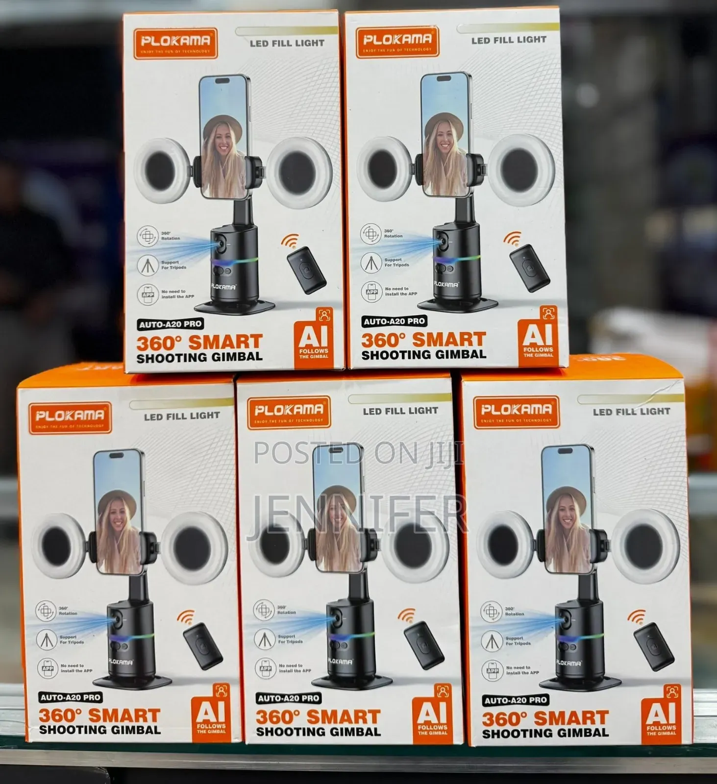 Plokama Auto-A20 Pro 360° Smart Selfie Stick Gimbal