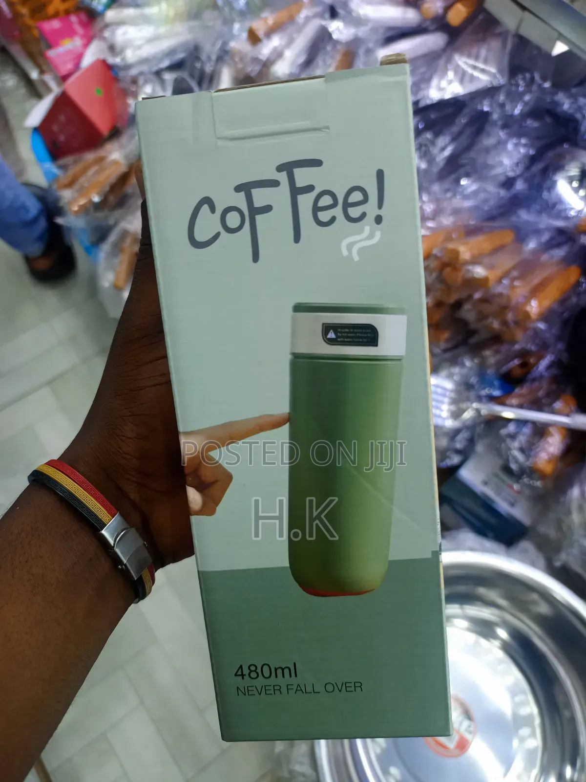 480ml Insulated Travel Coffee Mug.