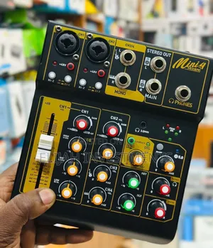 Portable 4-Channel Dj Mixer Console
