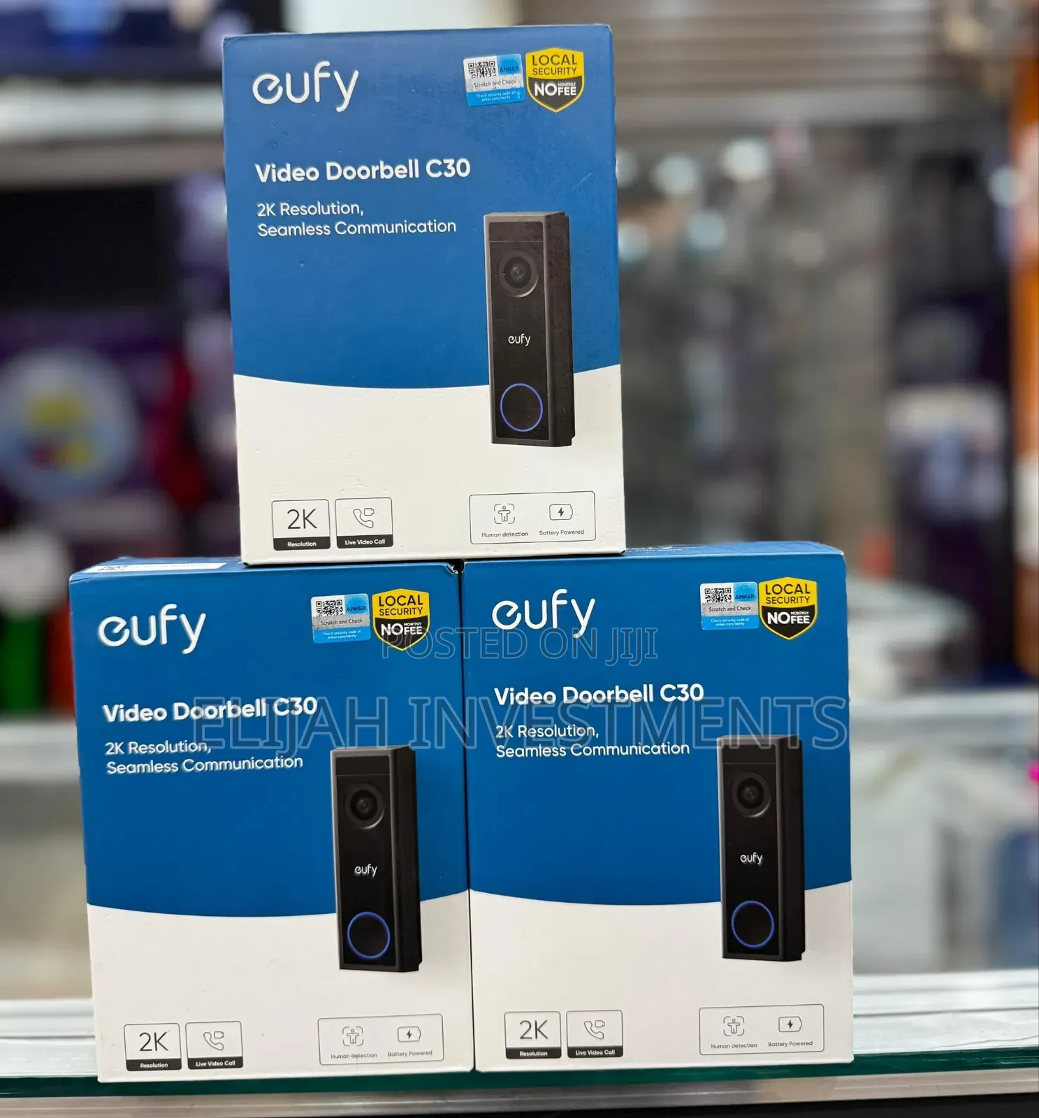 Eufy Security Video Doorbell Camera C30