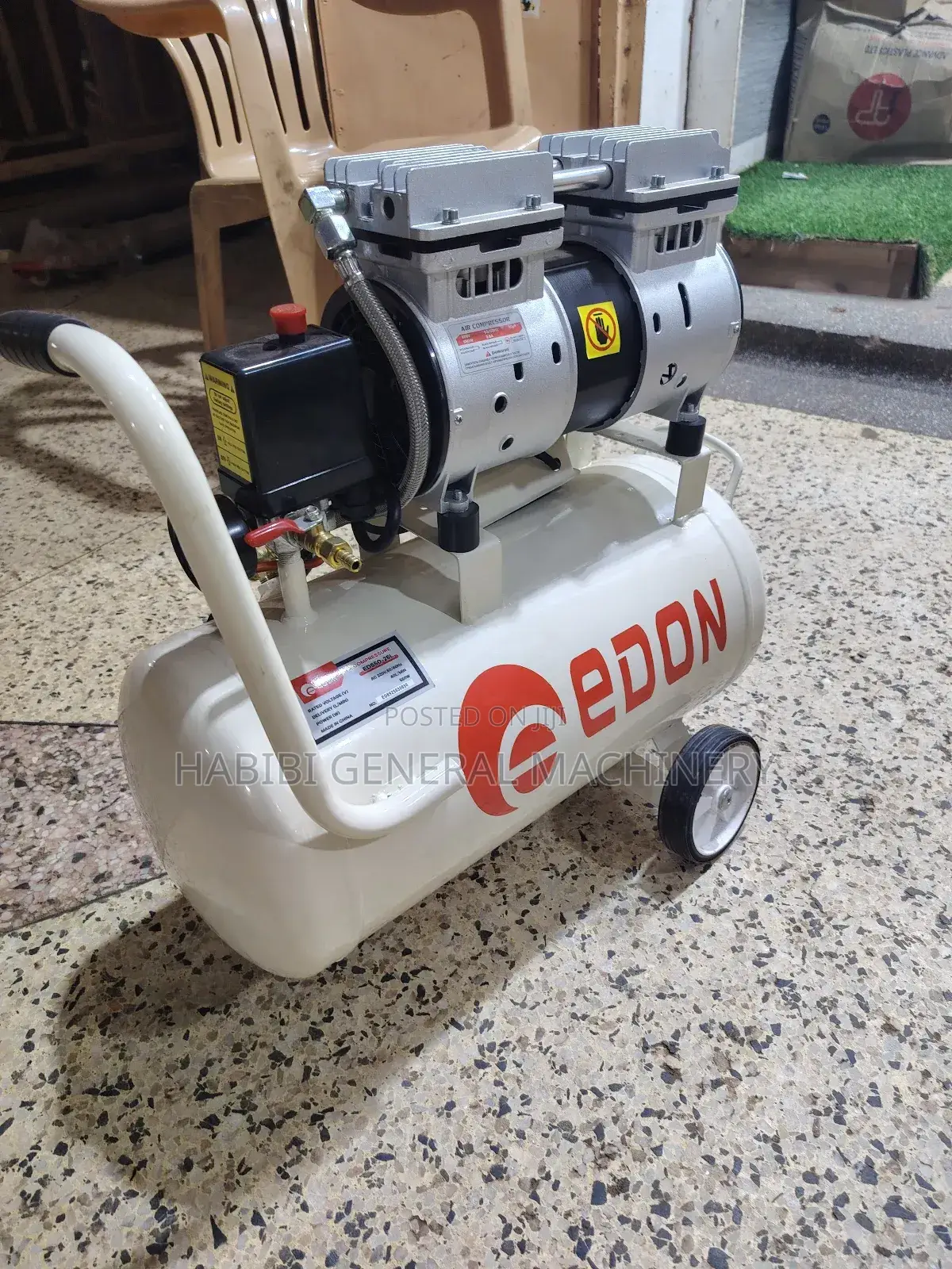 Edon 25l/Corded Electrical Silent Air Compressors