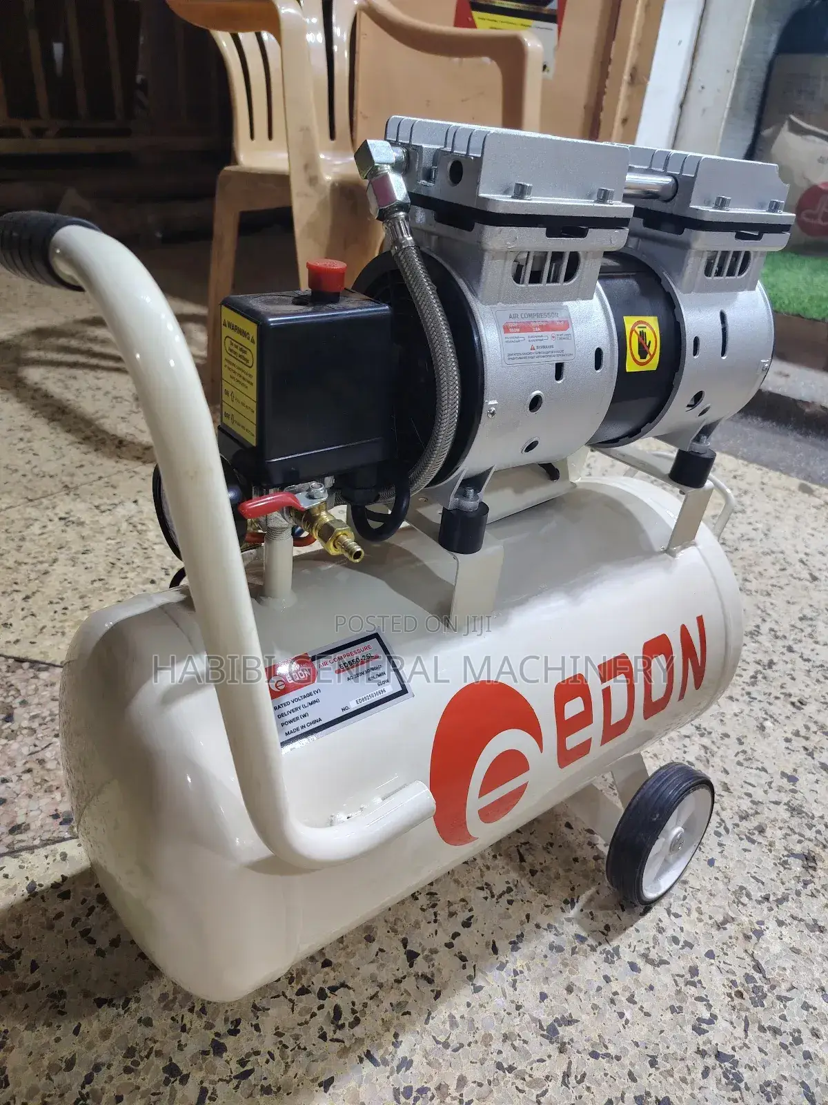 Silent Electric Air Compressor 25l (Edon)